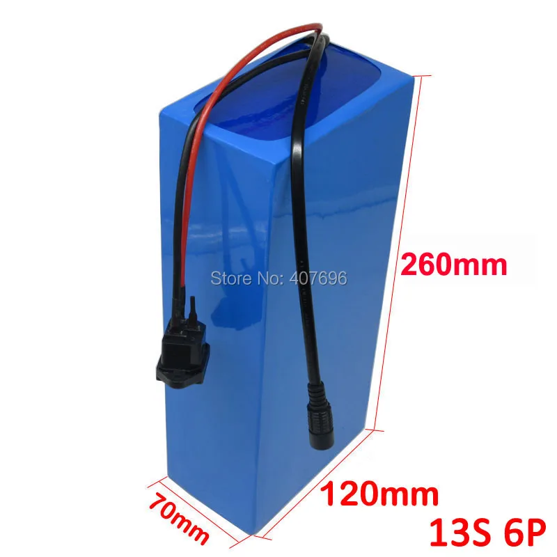 Cheap 1000W 48V electric bike battery 48V 21AH scooter lithium ion battery 48V PVC Akku use 35E 3500mah cell 30A BMS With 2A Charger 1