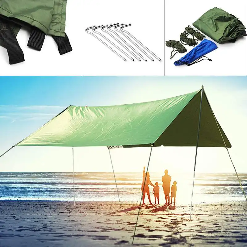 حار بيع 3 m x 3 m للماء الشمس المأوى قماش القنب بقاء التخييم تسلق في الهواء الطلق خيمة الباحة الشمس الظل المظلة مظلة حديقة خيمة