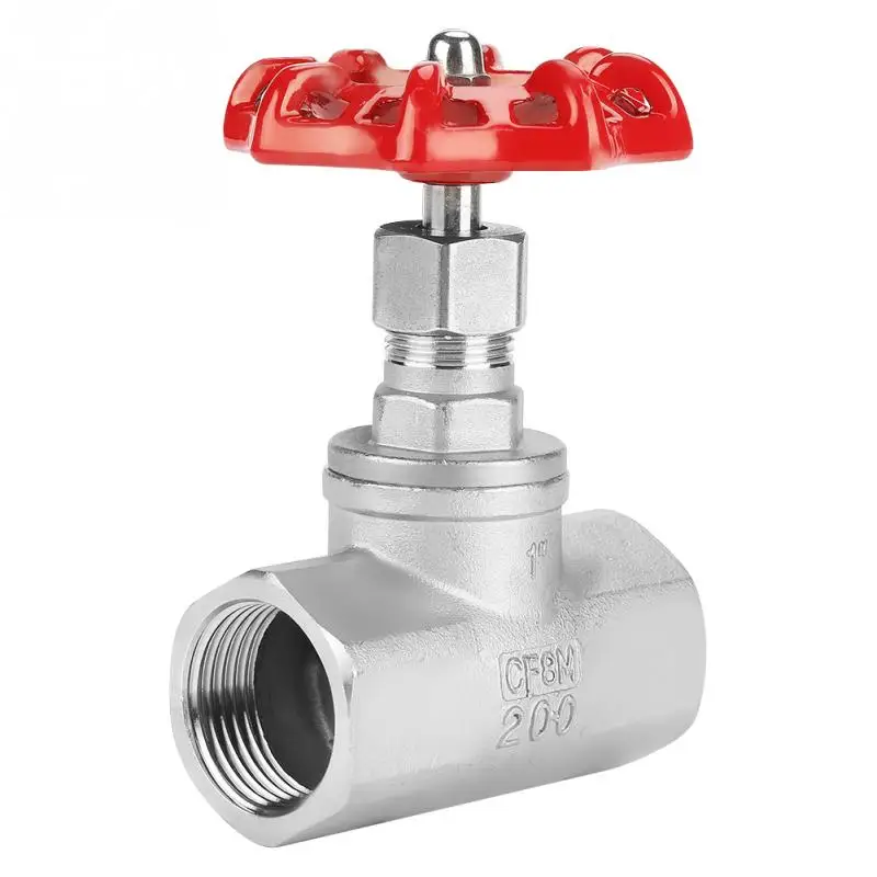 

Gate Valve BSPP Sluice Valve for Water Oil Gas Stainless Steel DN25 G1 DN15 G1/2 DN20 G3/4 Optional Tool Professional