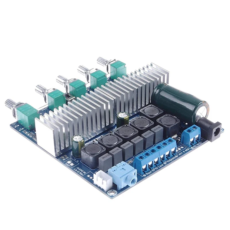 TPA3116 Bluetooth усилитель TPA3116D2 2 1 сабвуфер цифровой аудио Плата 2*50 Вт + 100 бас HIFI для