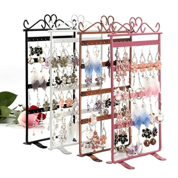 

Earrings Necklace Jewelry Stand Holder Display Rack Simple Style Metal Stand Holder Display Shelf Jewelry Stand Holder 2020 New