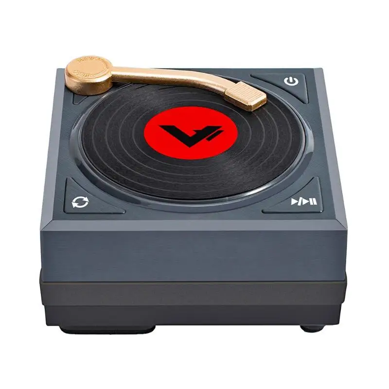 

Mini 5w Wireless Bluetooth Speaker Retro Phonograph Hifi Music Audio Player Loundspeaker For Phone Tablet