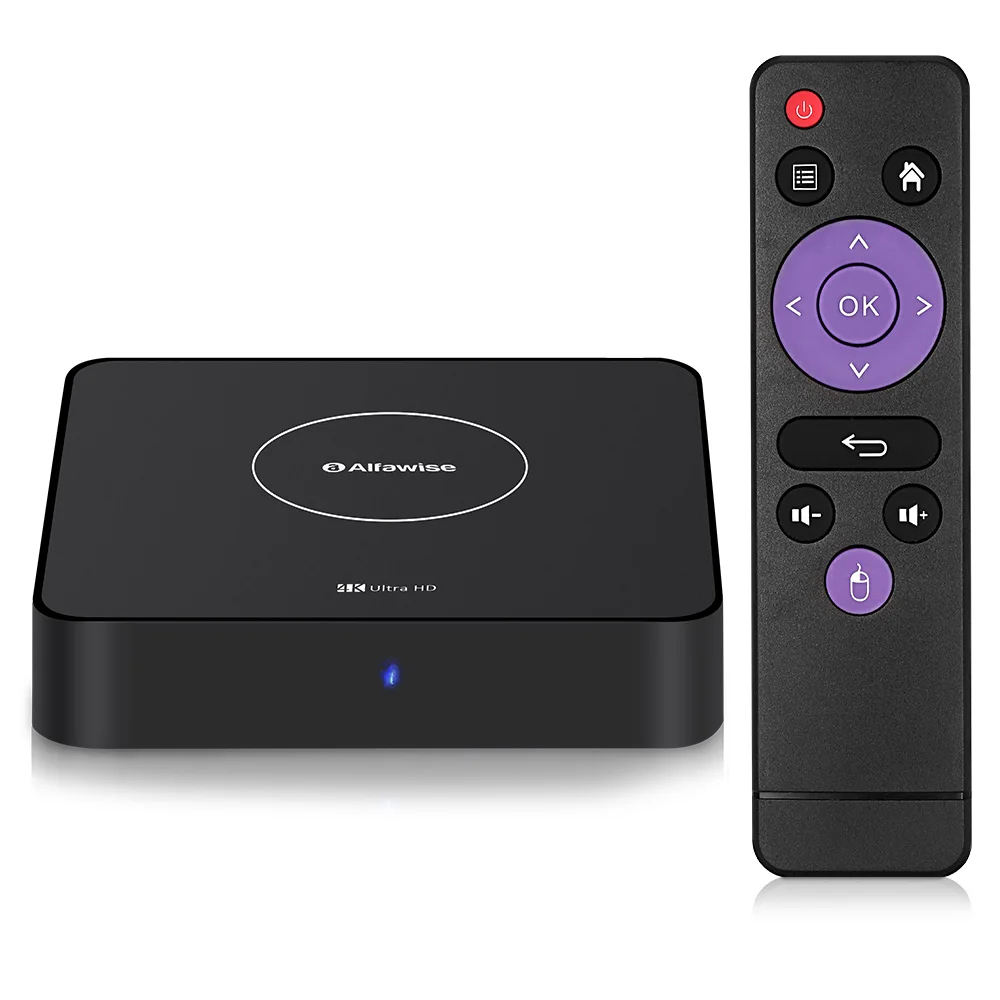 

Alfawise Android 9.0 A8X TV Box RK3328 2GB 16GB Bluetooth 4.1 4K 5G HD 3D WiFi 100Mbps LAN HDMI Set Top TV BOX PK X96 mini