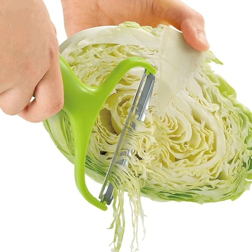 

1PC Useful Stainless Steel Vegetable Potato Peeler Cabbage Grater Slicer Cutter Cabbage Peeler Salad Peeler Salad Cutter