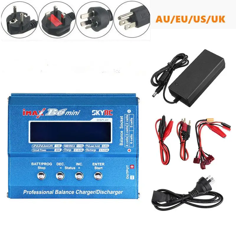 SKYRC iMAX B6 Mini Balance Charger Discharger RC Battery Charging for LiPo LiFei
