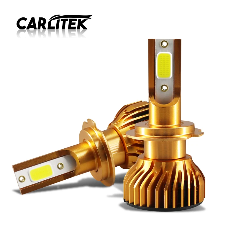 CARLitek h7 светодиодная противотуманная фара 12 в 50 Вт H1 H11 H4 H8 H9 9005 9006 6000 К 10000LM
