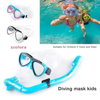 

Professional Diving Mask Snorkel Anti-Fog Goggles Set Diving Glasses with Dry Snorkel Tube Swimming Equipment 40p