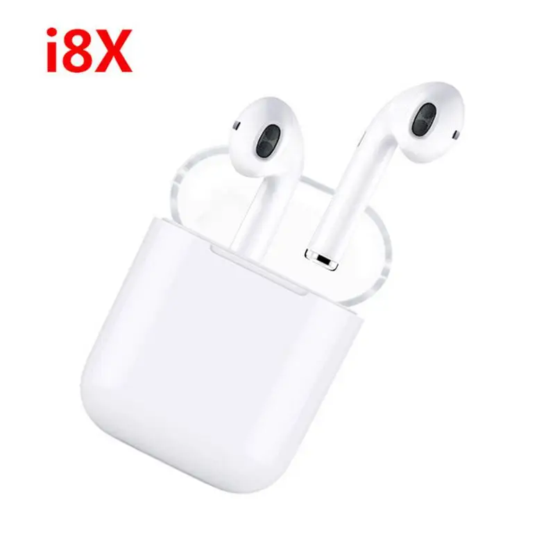 

I8X TWS 5.0 Wireless Bluetooth Earphone Stereo Earbud Headset With Charging Box Noise Reduction For All Bluetooth Smart Phone