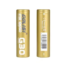Golisi 2Pcsg 30 3,7 V/3000 Mah 18650 литий-ионная аккумуляторная батарея 25A Cdc высокое слив Imr для электронной сигареты солнечный светильник