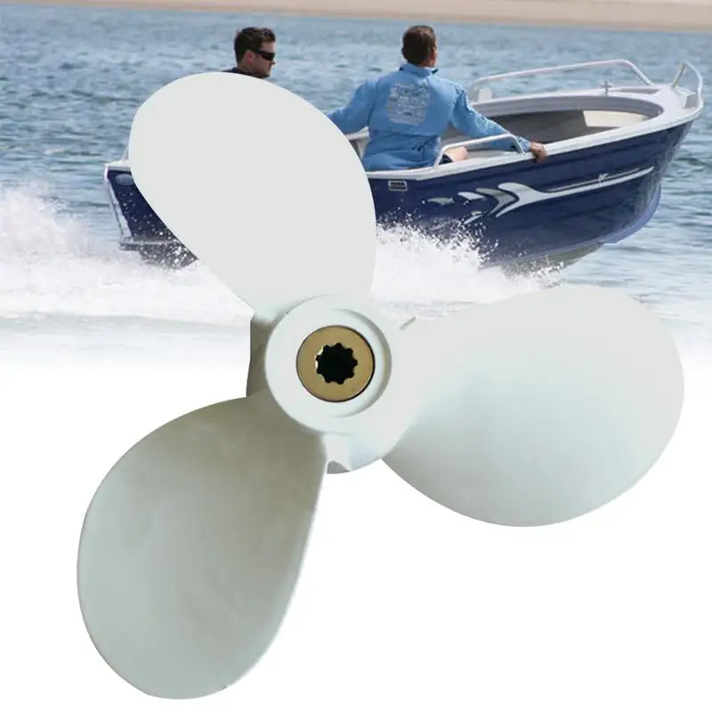 

4-6HP Aluminum Alloy Propeller for Yamaha Ship Outboard Motors with 9 Spline Tooth