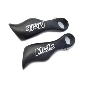 

NEW MCFK biycle handlebar end mtb Bike Mountain Ergonomic full carbon fiber handlebar bar end bike bicycle parts matte