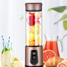 500 мл портативная электрическая соковыжималка чашка USB перезаряжаемая соковыжималка для овощей бутылка соковыжималка, блендер миксер