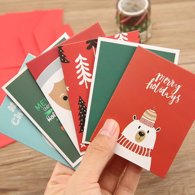 12pcs christmas greeting cards