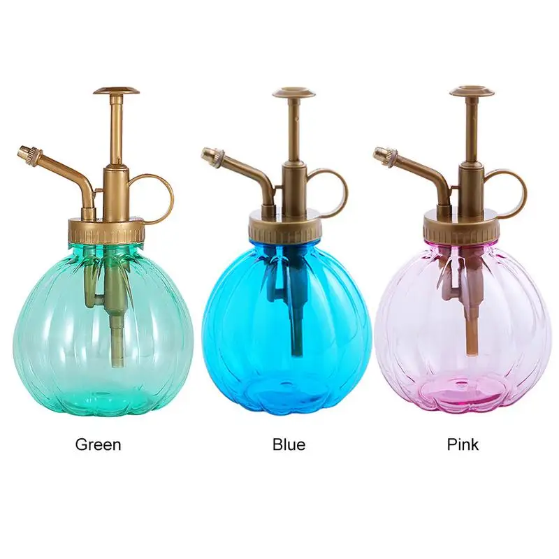 

350ml Small Pressure Watering Flower Spray Bottle Cute Pumpkin Shape Plant Watering Gardening Tools Beautiful Appearance