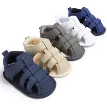 Новинка; мягкая детская обувь для младенцев; сандалии; Летние сандалии для детей; коллекция года; детская обувь нормального размера для детей 0-1 лет; детская сандалия