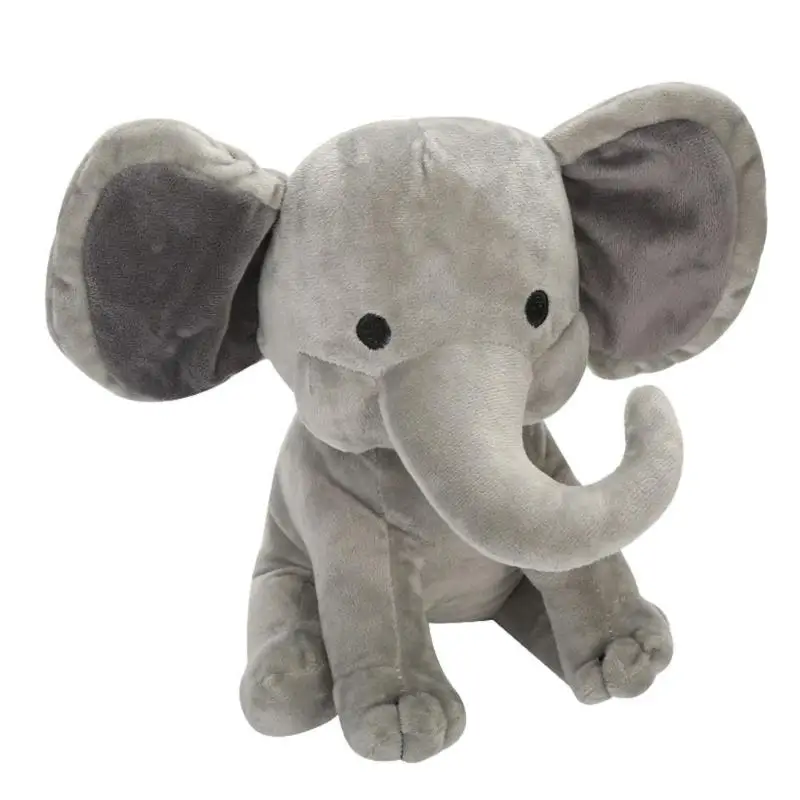 23 см чучело слона милые плюшевые игрушки дети ребенок мягкую спальный животных, игрушки мягкие большой слон уха мягкие игрушки животных