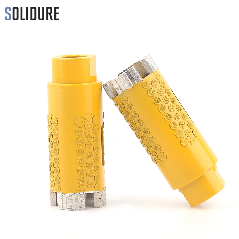 1-3/8\" arbor 5/8-11\" electroplated protection 35mm diamond dry core bit for dry drilling stone,tile and concrete