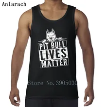Pitbull питбуль жизни материя жилет милый творческий известные буквы майка для мужские майки хлопок Солнечный свет