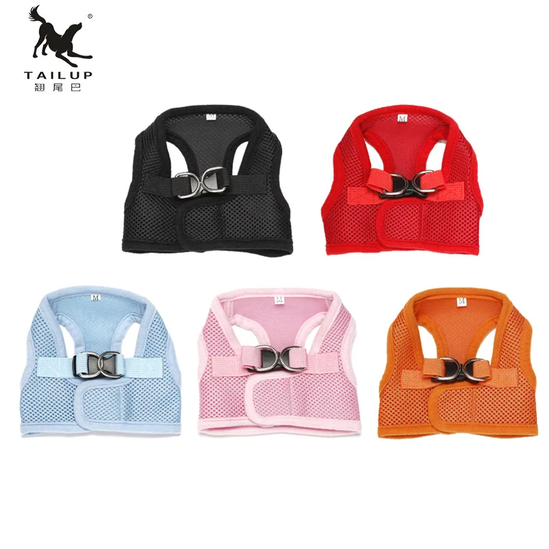 Tails Dog harness collars harnesses leads Vest Tow Rope Pets Articles Gogo Clothes Gou Xiong Straps Animal products New | Дом и сад