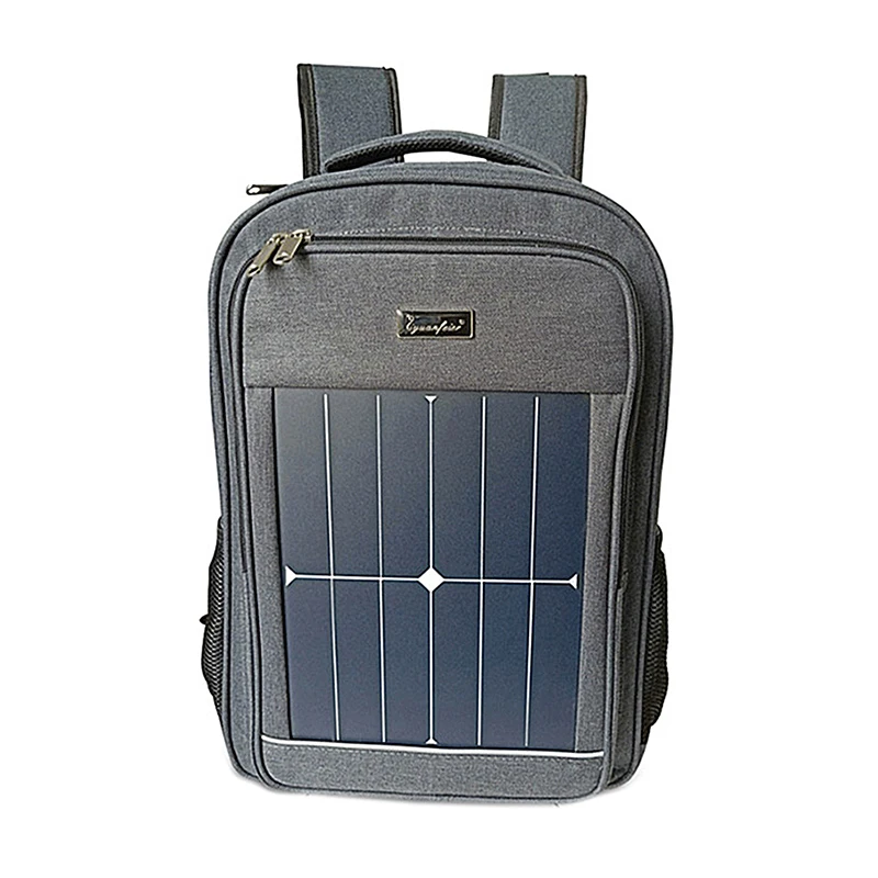 

Solar Panels Rechargeable External USB Charge Backpack Fashion Sling Bags Solar Shoulder Bag YY18031