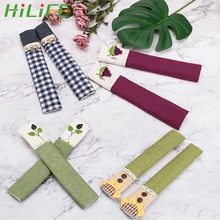 HILIFE 1 пара хлопок холодильник чехол на дверные ручки домашний Декор Ручка дверцы духовки крышки ручки противоскользящие защитные перчатки