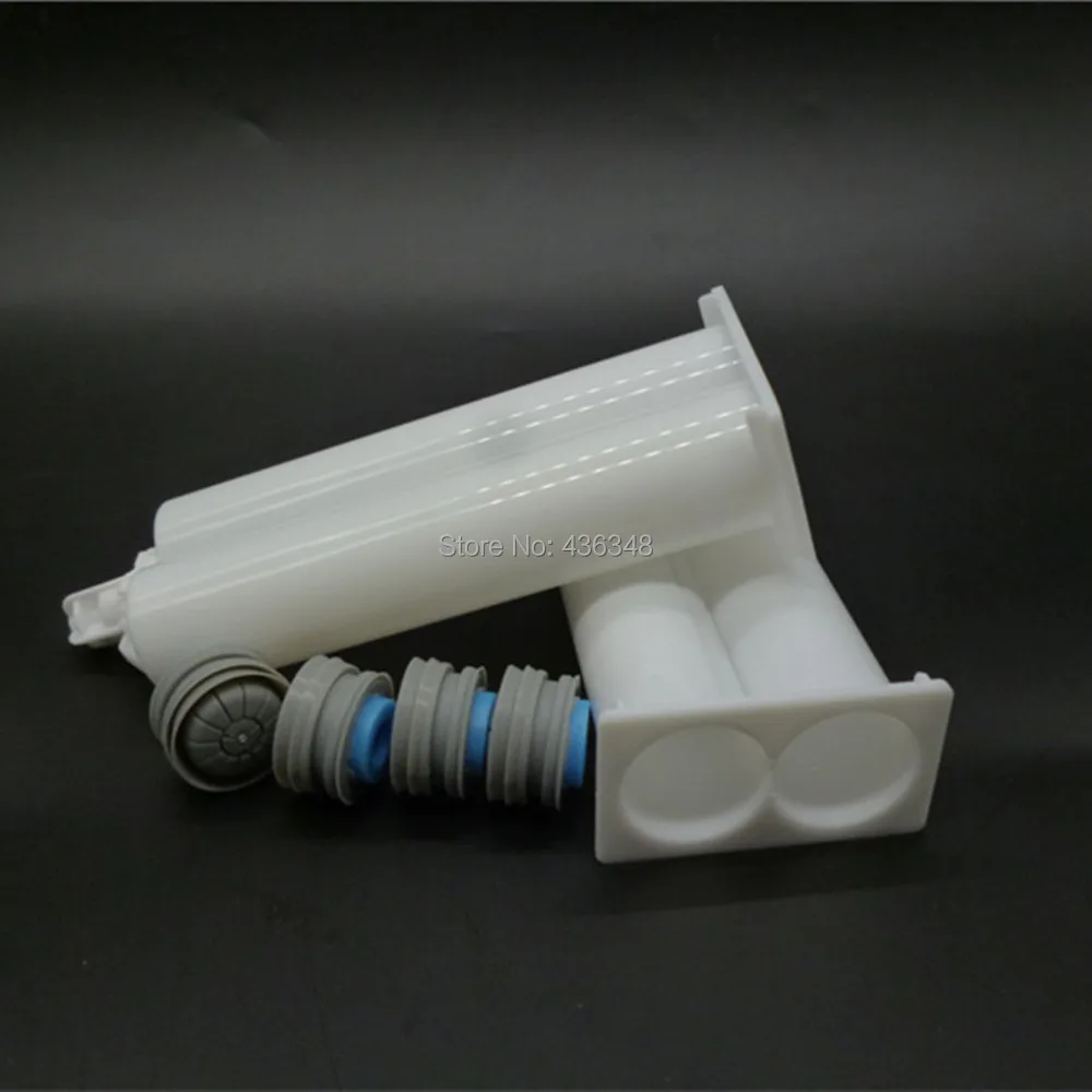 

2 Sets 50ml 1:1 Glue Epoxy Dual Cartridge Tube Mixing Tube 2-part Dispensing Gun Acrylic Adhesive AB Glue Epoxy Resin Tubes
