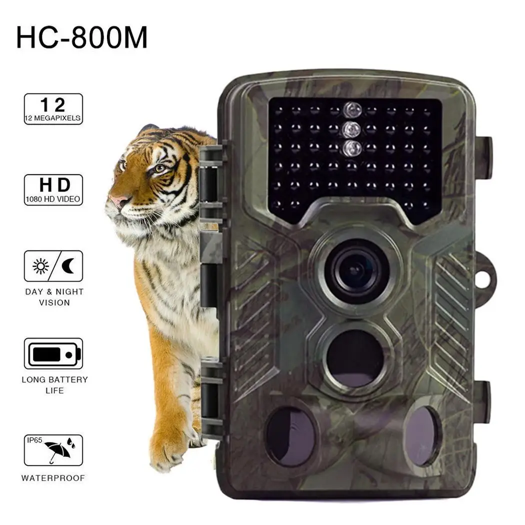 

Hunting Camera HC-800M Portable Hunting Digital Scouting Camera Waterproof IP65 JPEG/AVI 1080P/720P/VGA HD Infrared Night Vision
