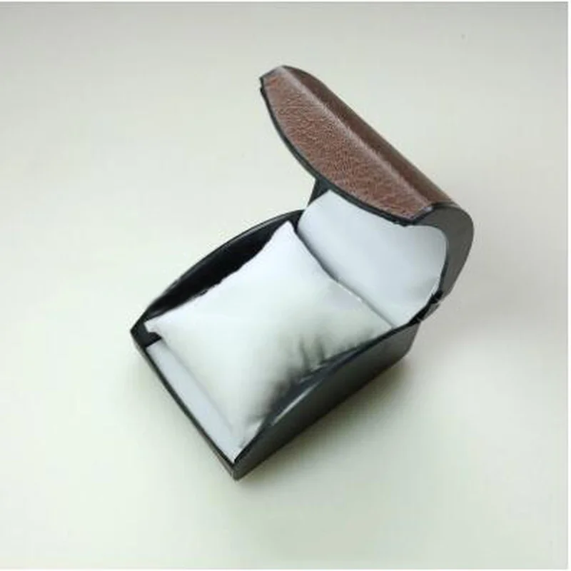 Роскошная искусственная кожа часы коробка держатель наручные часы коробка для демонстрации ювелирных изделий браслет Футляр часы коробочка