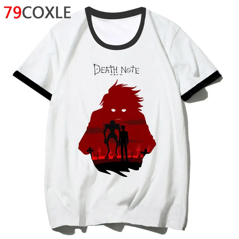 

Death Note L is watching t shirt 2019 clothing hip funny harajuku tee streetwear top tshirt men for school t-shirt hop male F420