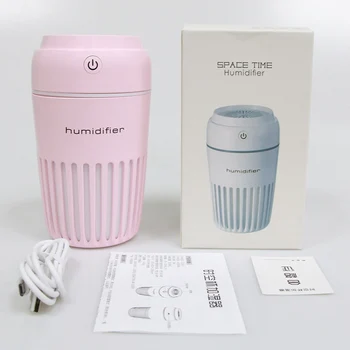 

300ml JRS-22 Mini Portable Colorful Night Light Humidifier Auto-off Protection Creative Aroma Diffuser