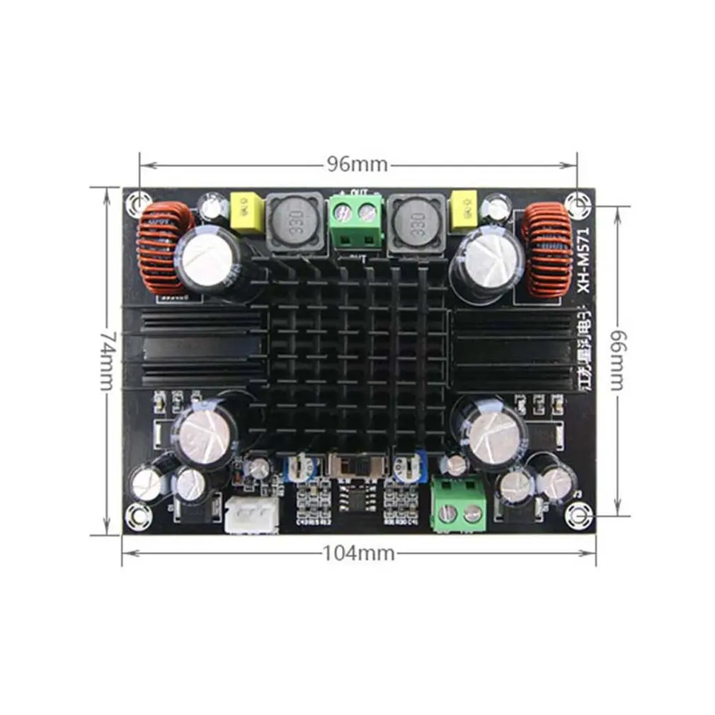 

XH-M571 High Power 150W Subwoofer Audio Digital Amplifier Board Module Trolley Case Boost Amplifier Board