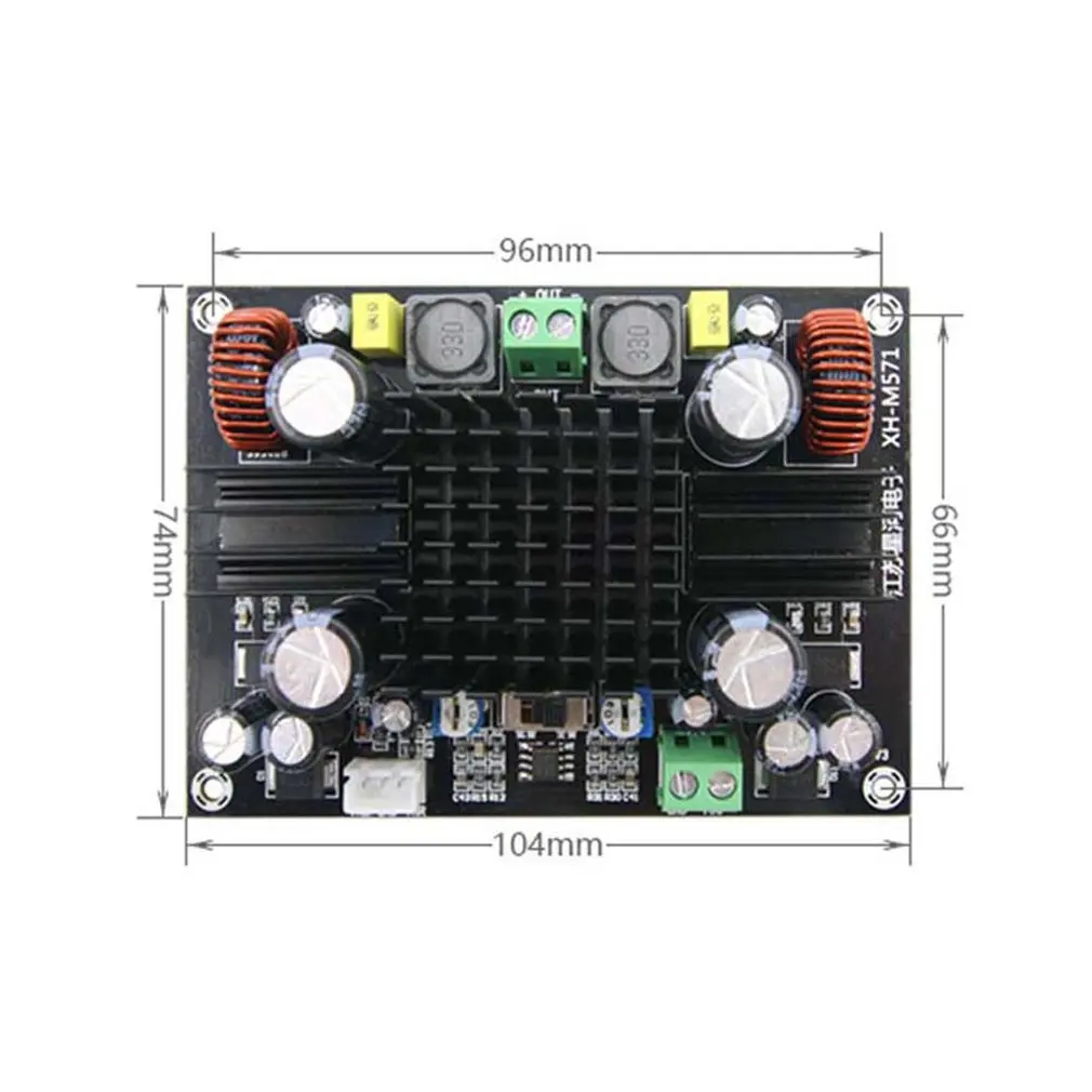 XH-M571 высокое мощность 150 Вт сабвуфер аудио; цифровой усилитель доска модуль тележка случае Boost усилители домашние доска