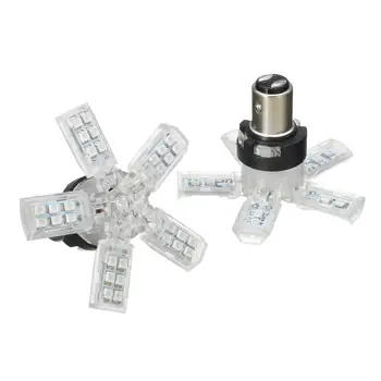 

2pcs 12V BAY15D Car LED Light Bulbs Red Rear Stop Parking Lights 41SMD Side Marker Light Auto Turn Signal Lamp Bulb