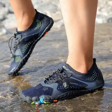 Новинка; Стильная мужская уличная водонепроницаемая обувь для плавания; мужская обувь на плоской подошве для взрослых; мягкая прогулочная обувь; высококачественные пляжные тапочки; большие размеры