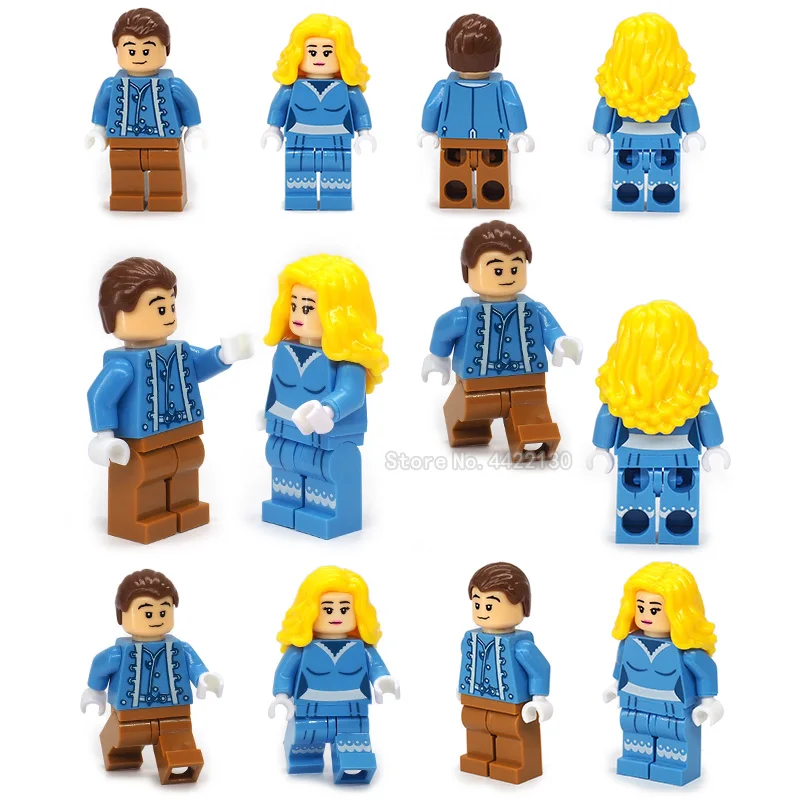 City Frozeningly Prom Building Blocks Series Figures Mini Princess Prince Model Assemble Scenes Gift for girl With Legoinglys City Frozeningly Prom Building Blocks Series Figures Mini Princess Prince Model Assemble Scenes Gift for girl With Legoinglys
