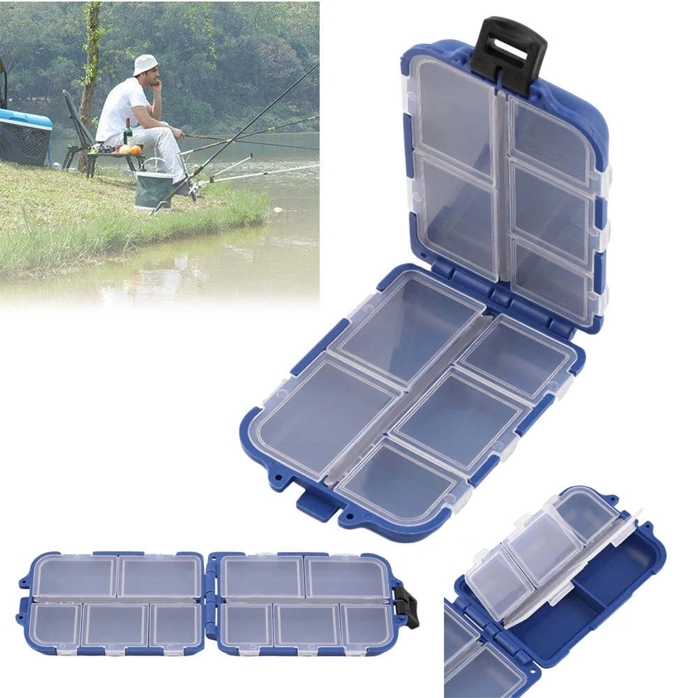2018 Newest Hot 10 Compartments Storage Case Fishing Lure Spoon Hook