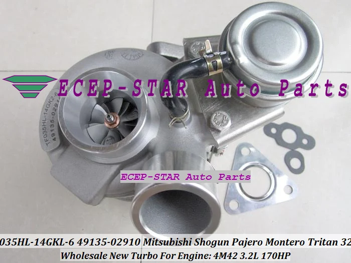 TF035HL-14GK2-6 TF035 49135-02910 Turbo Turbine Turbocharger For Mitsubishi SHOGUN PAJERO MONTERO 3.2L 4M42 TRITAN 3200 170HP (7)