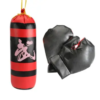 

Children Boxing Toy Set With Gloves Mini Boxing Sandbags Hanging Punching Bag