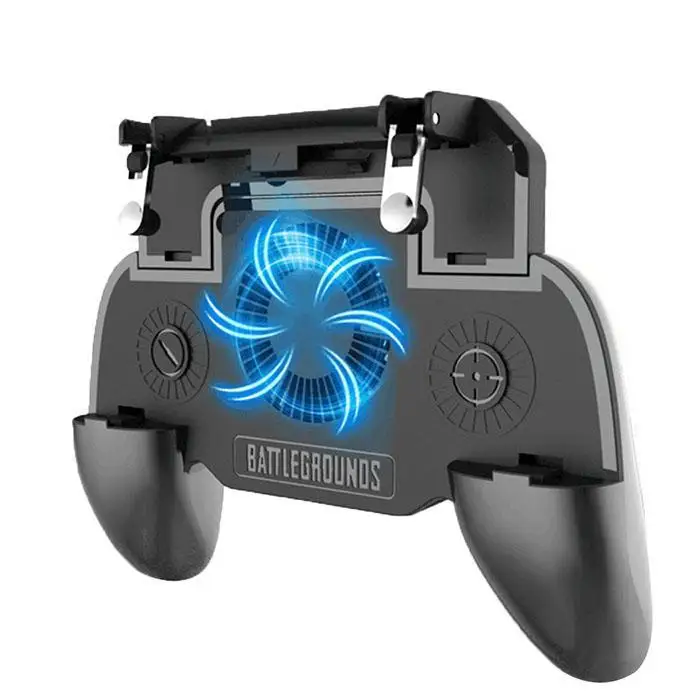 

Mobile controller with portable charger Cooling fan, PUBG game controller L1R1 Mobile trigger