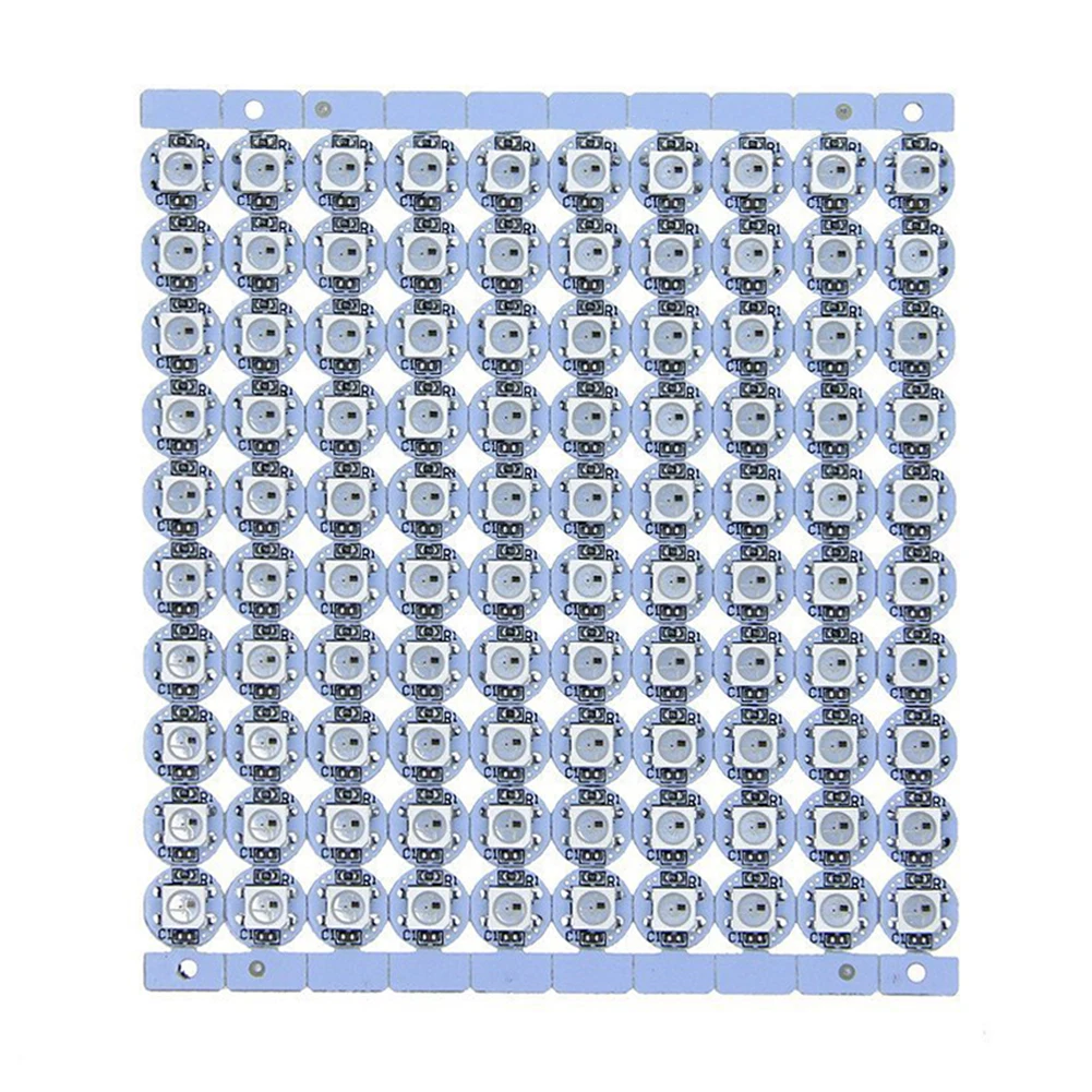 

4-foot WS2812B WS2812 hard board small dot 5V 5050 RGB WS2811 magic color full color lamp be ads Led Module 10cmx15cm