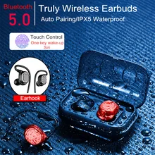 Bluetooth 5,0 осязаемый Управление DSP наушники-вкладыши TWS с наушники True Беспроводной стерео наушник IPX5 Водонепроницаемый Hi-Fi супербасы звук Смарт bluetooth гарнитура