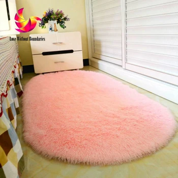 

Long Hair Carpet Warm and sweet bedroom carpet for living room, parlor, hallway soft Carpet , romance soft rug