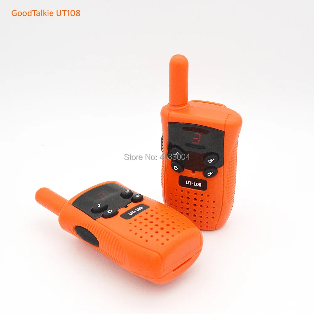 

GoodTalkie UT108 2pcs Portable Toy 2-Way Radio 5KM Range Walkie Talkies