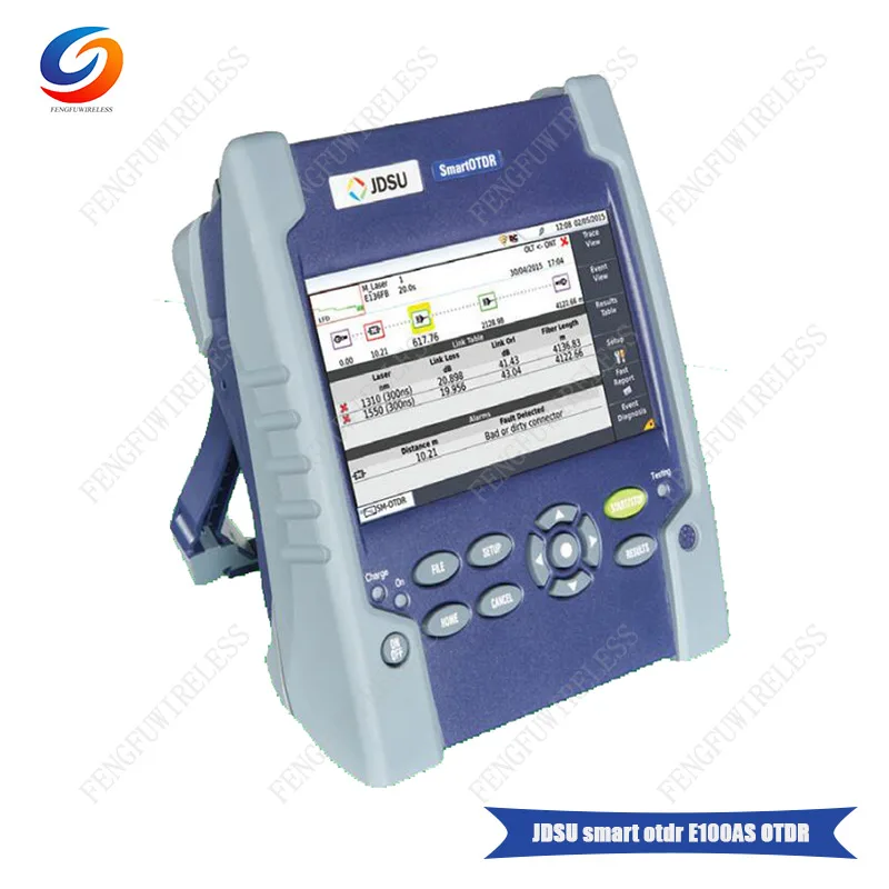 Многоязычная Оригинал JDSU E100AS OTDR 30/30dB SM 1310/1550nm Визуальный дефектоскоп заменены MTS