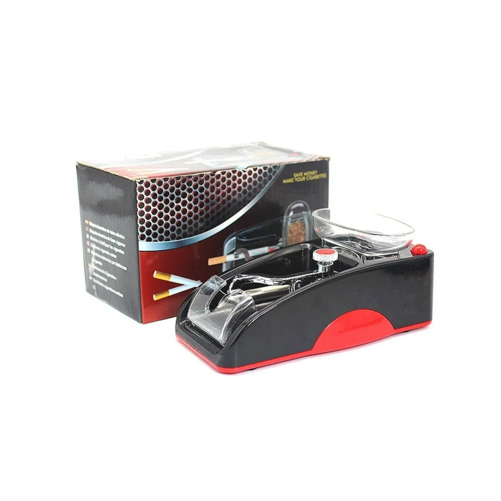 Tanie 1 pc elektryczny elektryczny do maszyn do papierosów łatwa automatyczna maszynka do skręcania papierosów tytoń wtryskiwacz Maker Roller