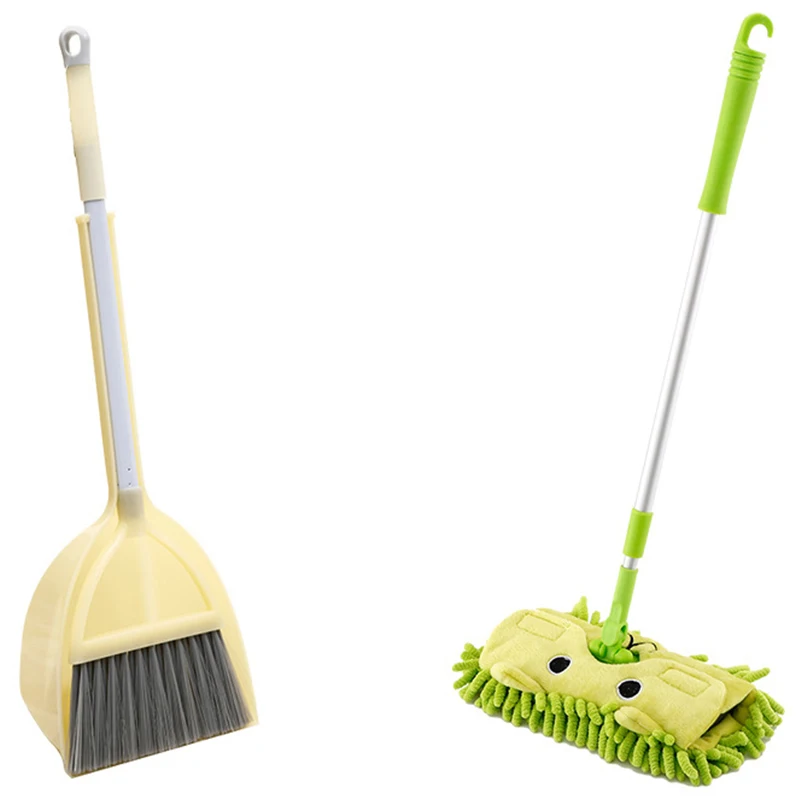 

Children's cleaning kit set of 3, children's housekeeping cleaning kit cartoon children's toys cleaning game toys included. Br