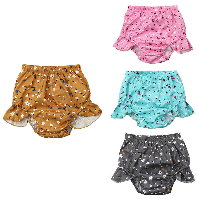 Summer Baby Girl Shorts Toddler Infant Baby Girls Clothes Flower PP