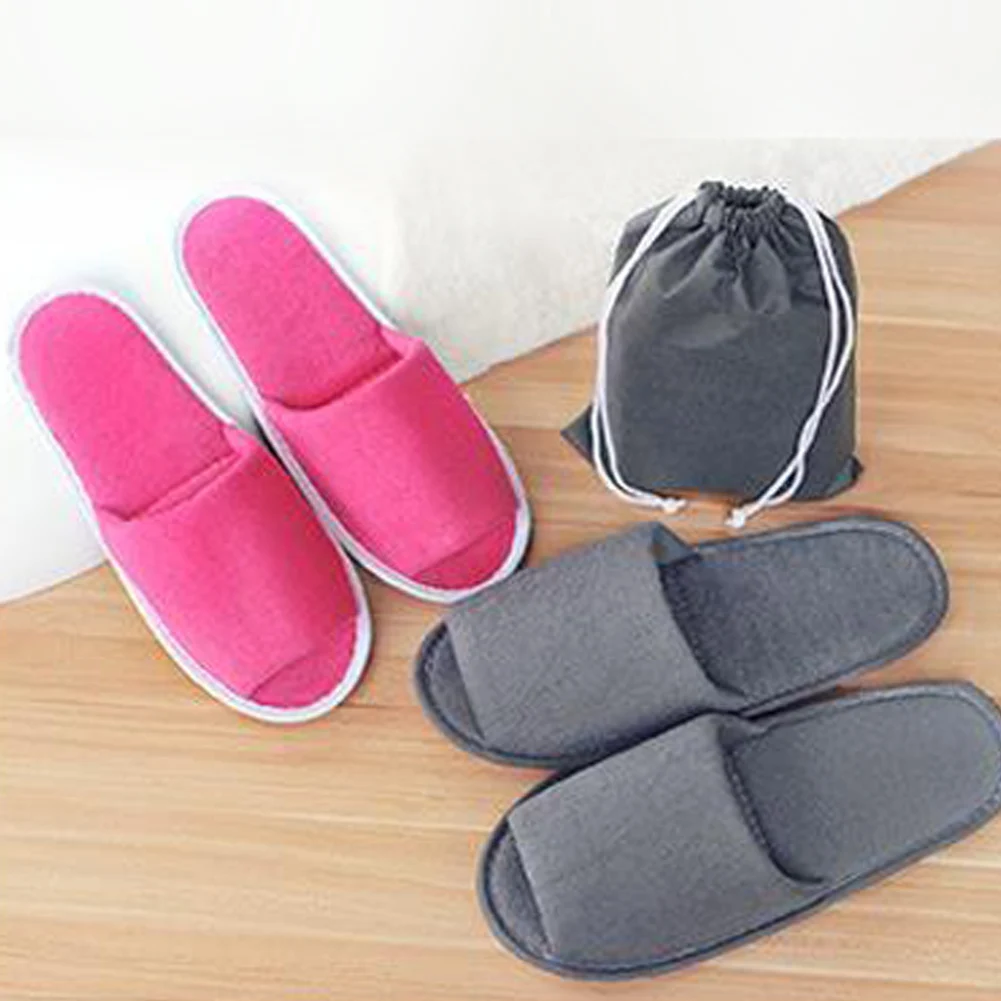 

Hot sale Simple Slippers Men Women Hotel Travel Spa Portable Folding House Disposable Home Guest Indoor Slippers Big Size Shoes