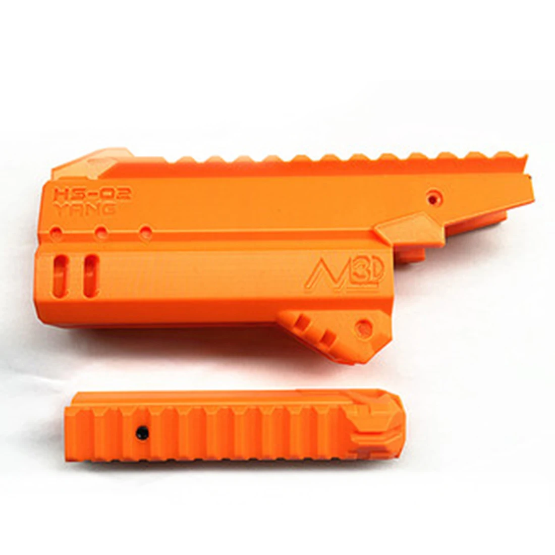 

New Update 3D Printing Modified Hs-02 Front Tube And Top Rail Kit For Nerf Zombie Strike Hammershot Blaster Gun Toy Parts