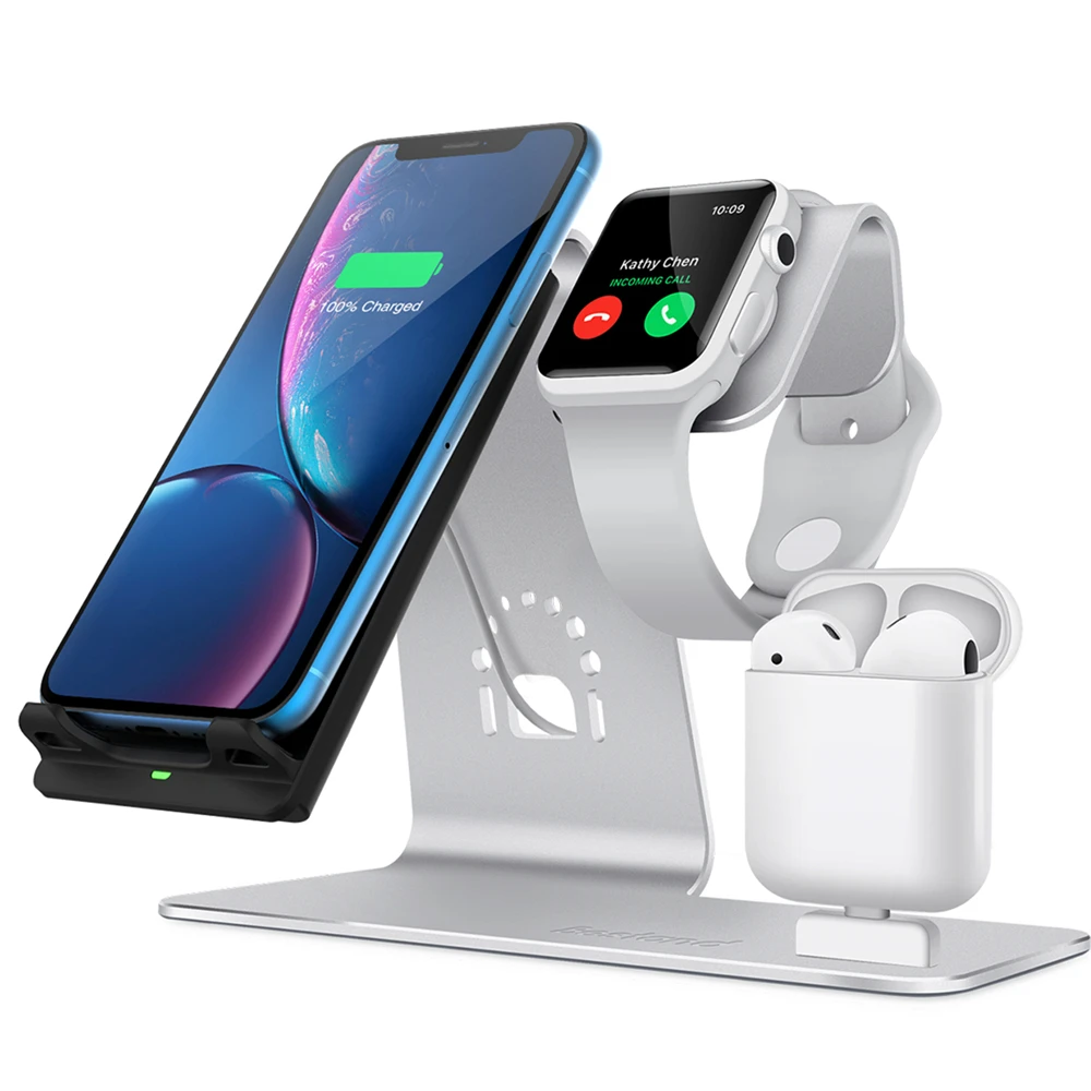 iphone stand charger 3 in 1